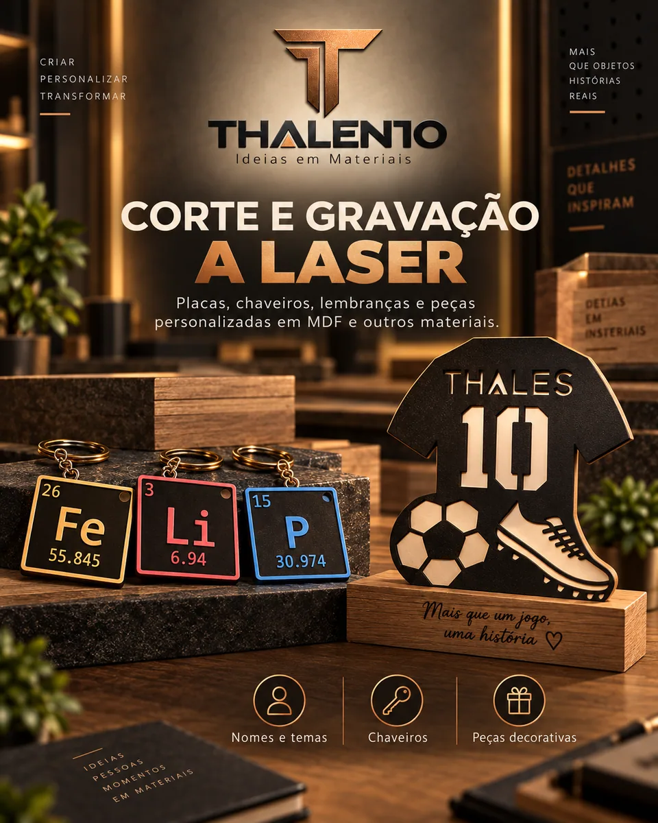 Placa Camisa de Time com Nome e Número
