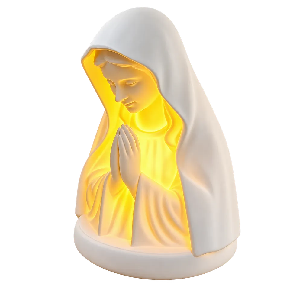 Luminária Nossa Senhora com Vela LED