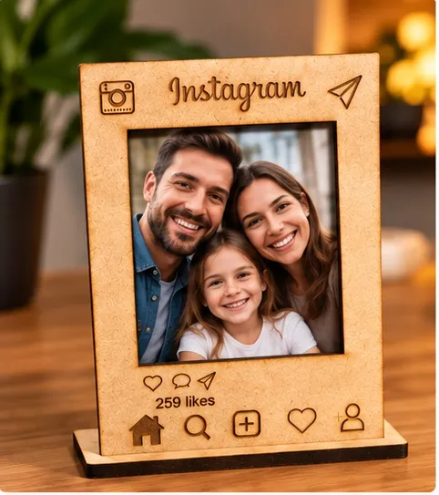 Porta-Retrato Instagram em MDF