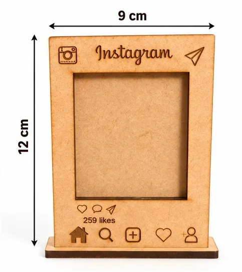 Porta-Retrato Instagram em MDF
