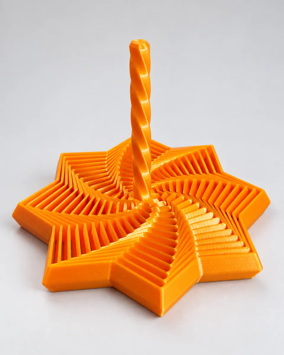 Estrela Articulada 3D Decorativa