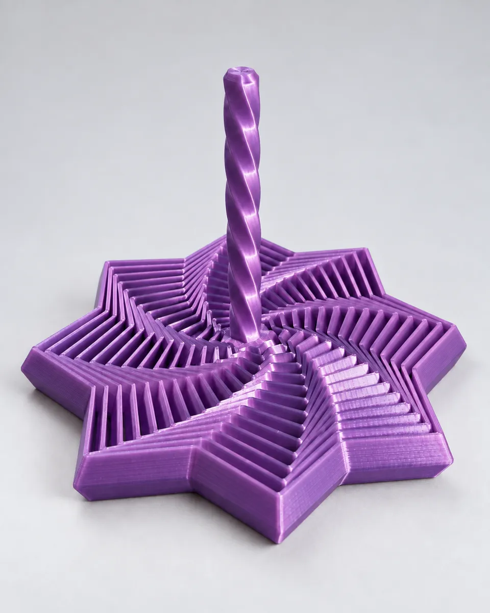 Estrela Articulada 3D Decorativa