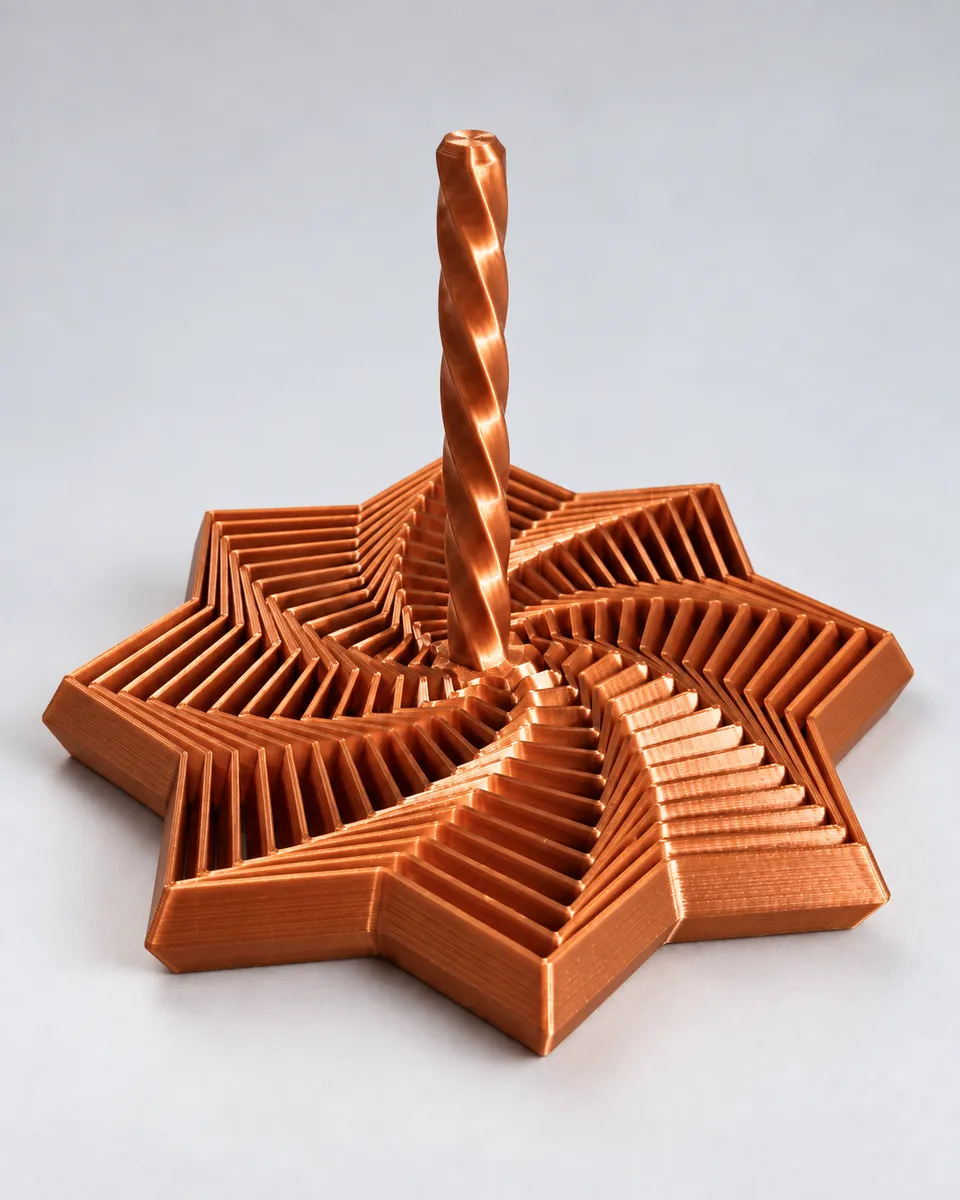 Estrela Articulada 3D Decorativa