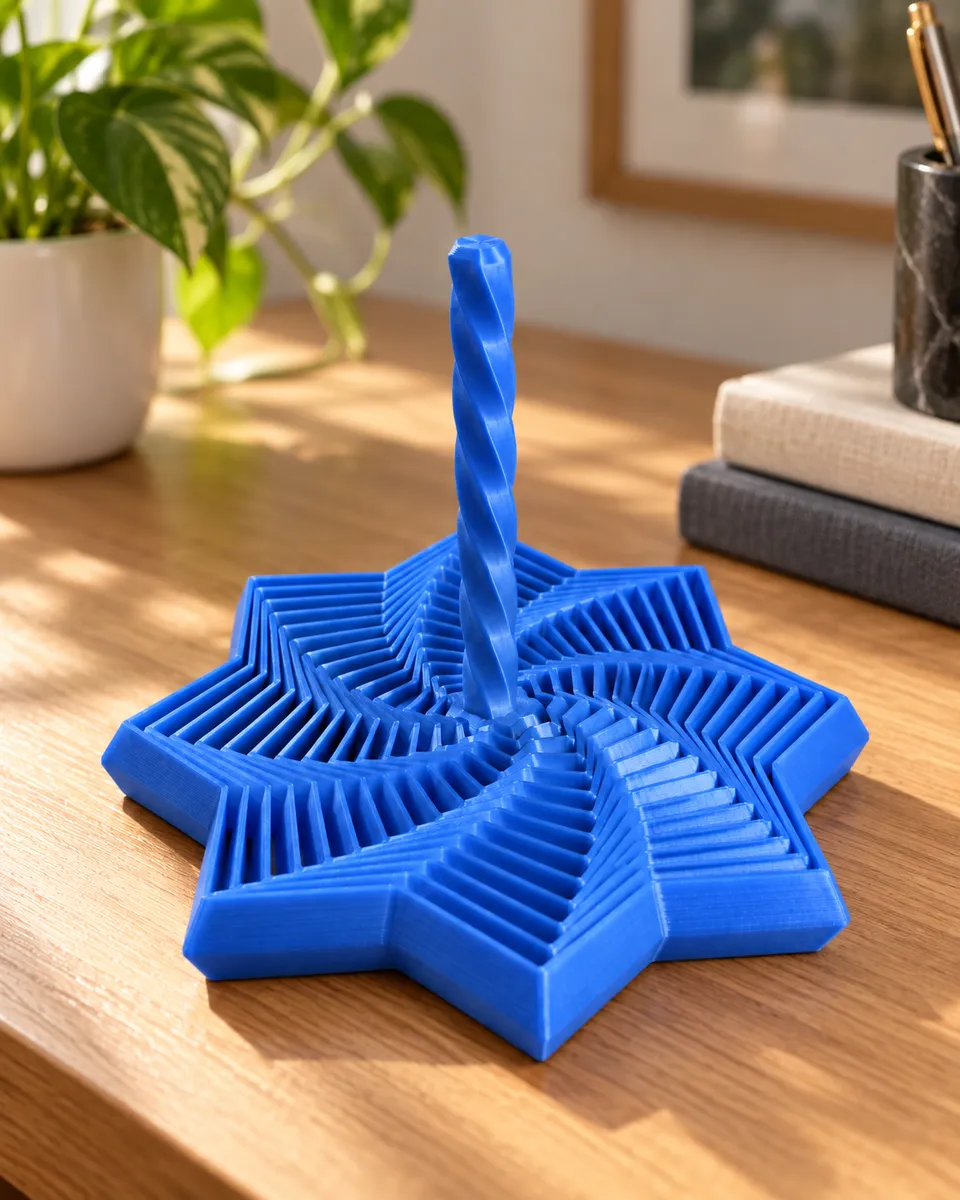 Estrela Articulada 3D Decorativa