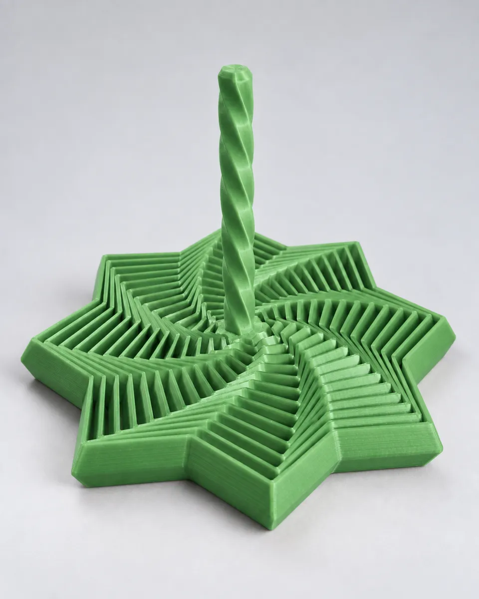 Estrela Articulada 3D Decorativa