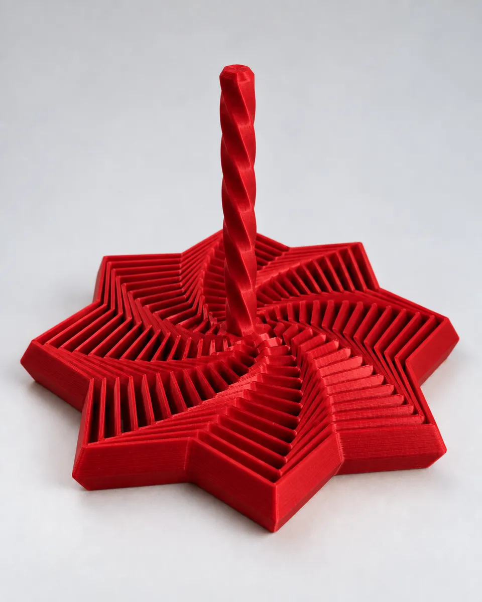 Estrela Articulada 3D Decorativa