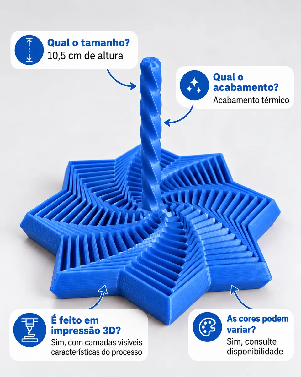 Estrela Articulada 3D Decorativa