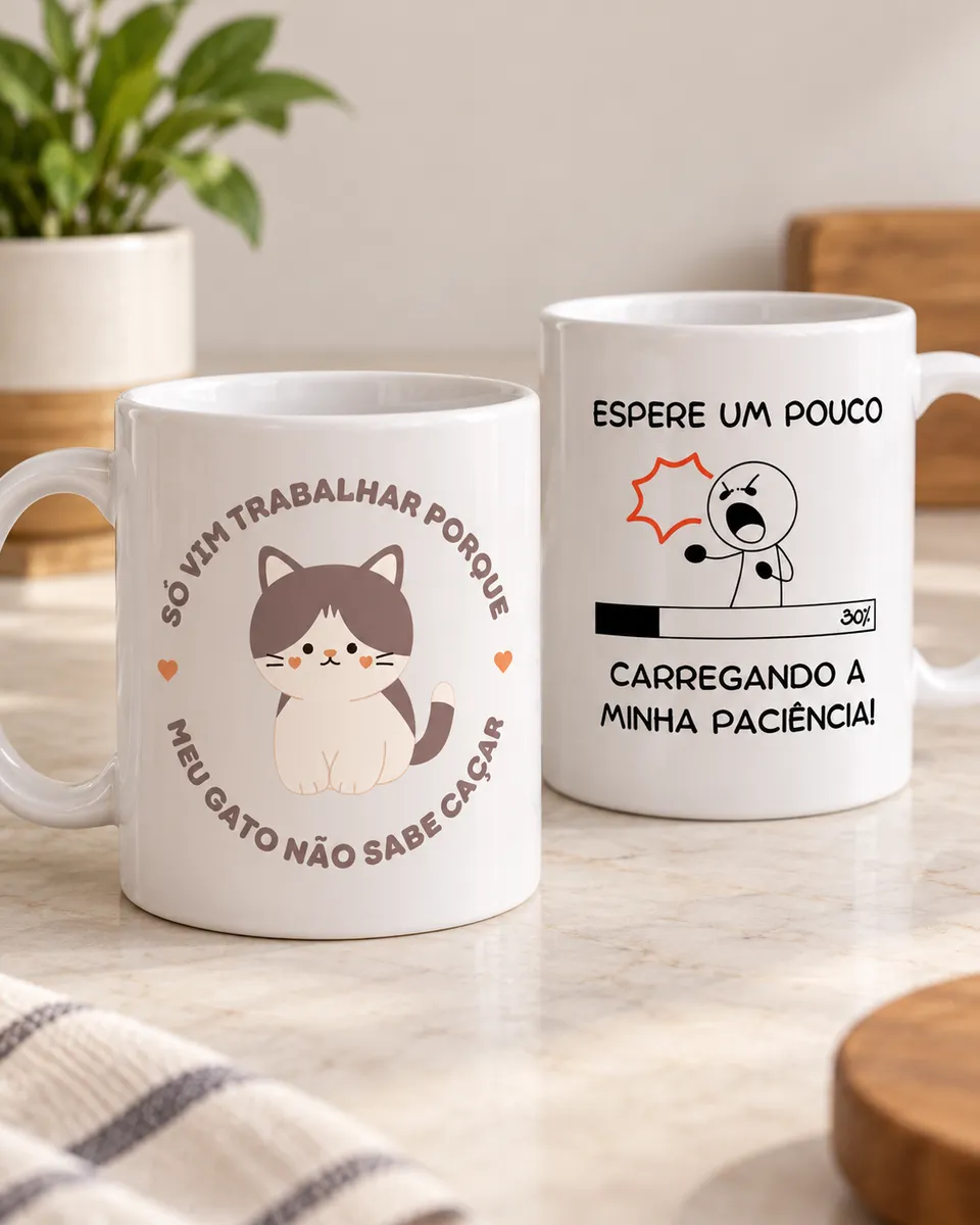 Caneca de Cerâmica Personalizada