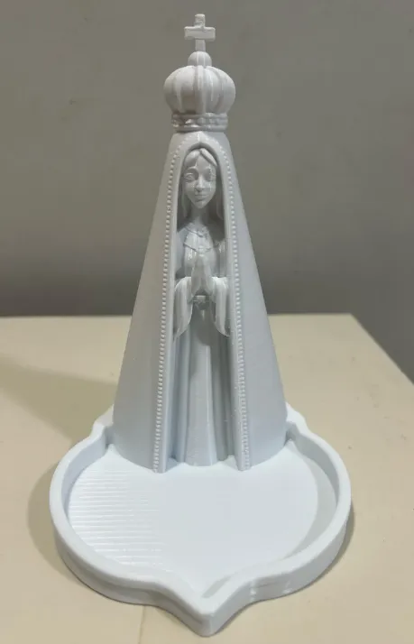 Nossa Senhora Aparecida com Bandeja Porta-Terço